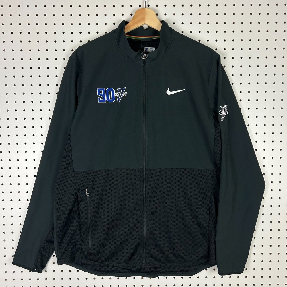 Nike 1 Cent Memphis Tiger Jacket Large Basketball Team Issued Zip Coach Sideline